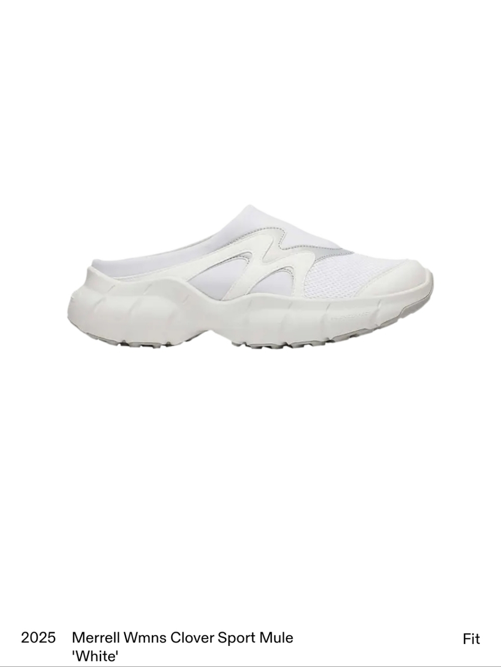 Merrell Womens Clover Sport Mule White